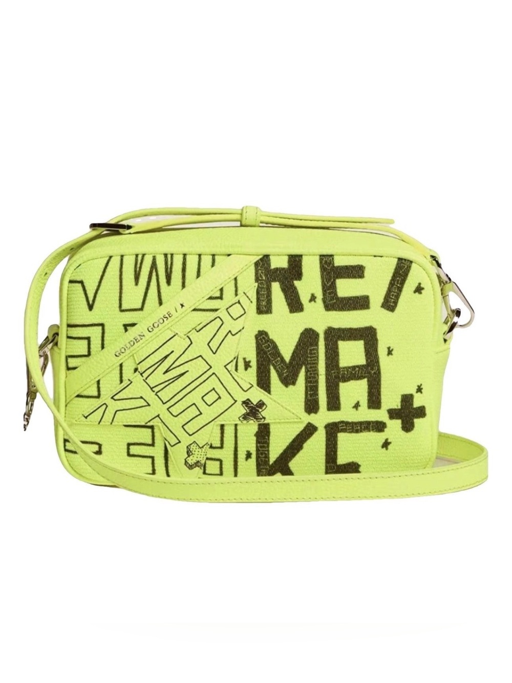 Golden Goose Graphic Canvas Crossbody